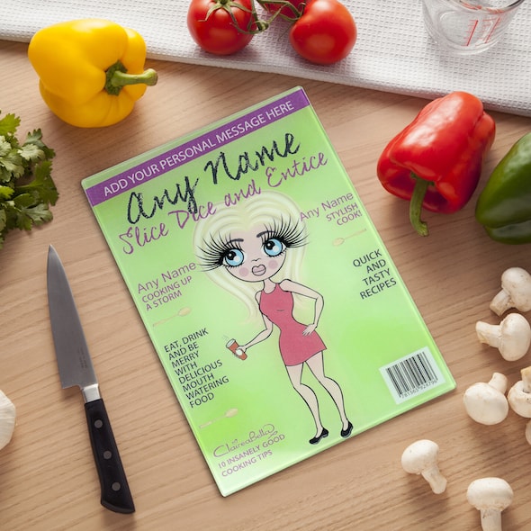 ClaireaBella Glass Chopping Board - Stylish Cook - Image 1