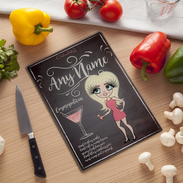 ClaireaBella Glass Chopping Board - Cocktail - Image 1