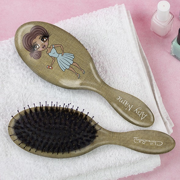 ClaireaBella Jute Print Hair Brush - Image 1