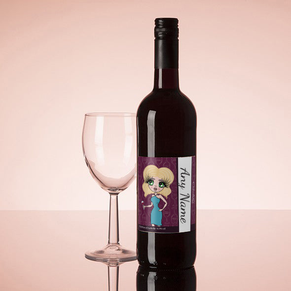 ClaireaBella Personalised Red Wine - Wine Glass - Image 1