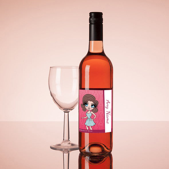 ClaireaBella Personalised Rosé Wine - Wine Glass - Image 1