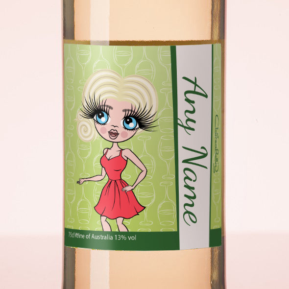 ClaireaBella Personalised White Wine - Wine Glass - Image 2