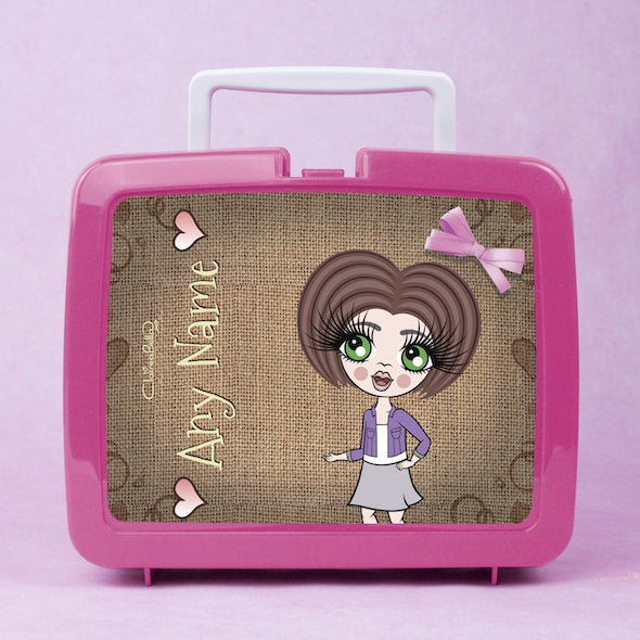 ClaireaBella Girls Jute Lunch Box - Image 1