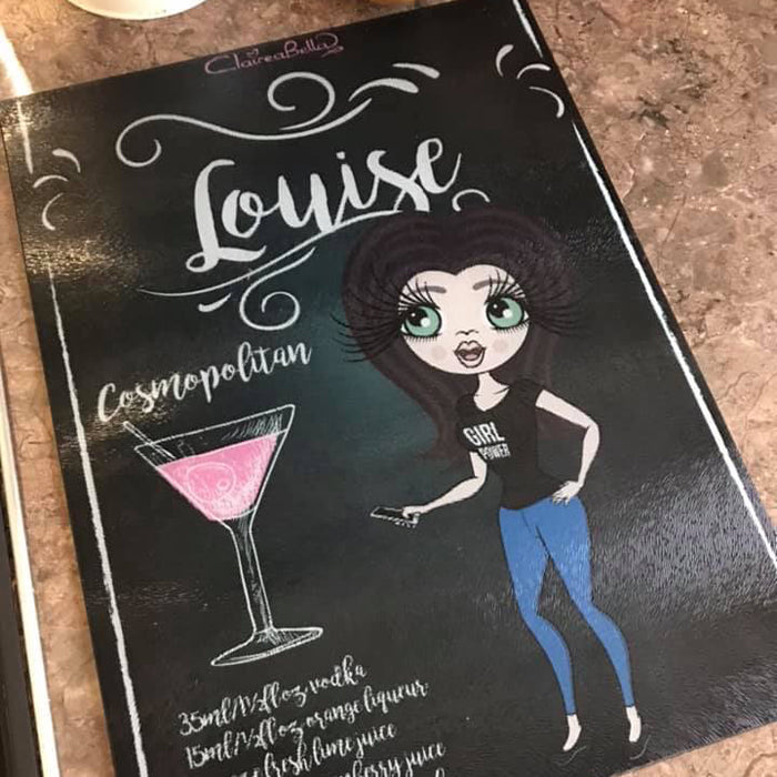 ClaireaBella Glass Chopping Board - Cocktail