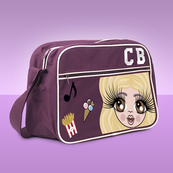 ClaireaBella Girls Retro Large Messenger Bag - Image 1