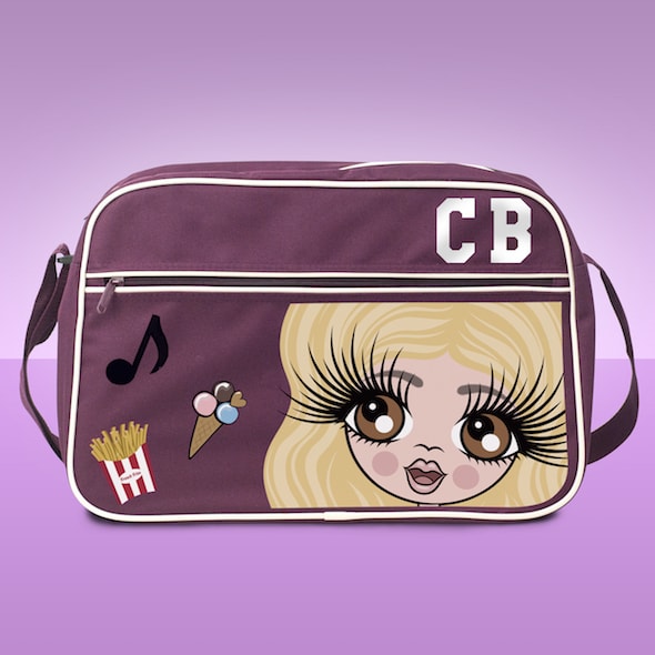 ClaireaBella Girls Retro Large Messenger Bag - Image 3