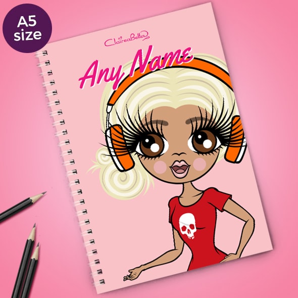 ClaireaBella Close Up A5 Softback Notebook - Image 1