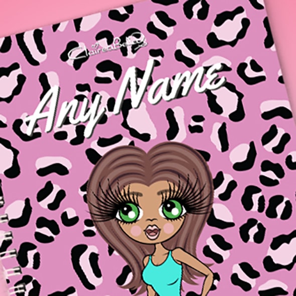 ClaireaBella Lilac Leopard A5 Softback Notebook - Image 2