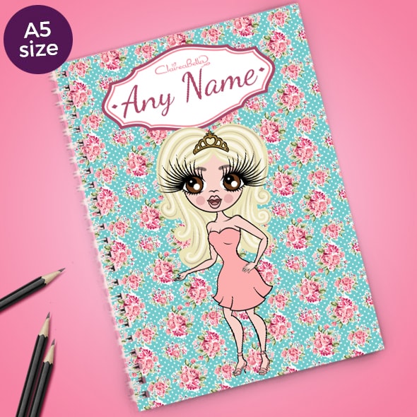 ClaireaBella Rose A5 Softback Notebook - Image 1