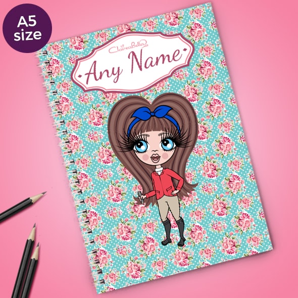 ClaireaBella Girls Rose A5 Softback Notebook - Image 1