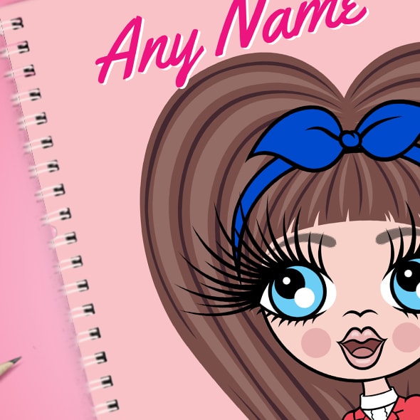 ClaireaBella Girls Close Up A5 Softback Notebook - Image 2