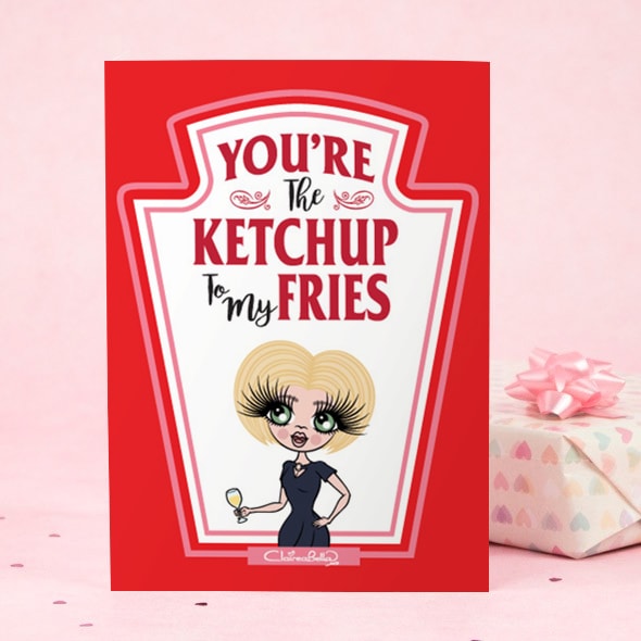 ClaireaBella Greeting Card - Ketchup to my Fries - Image 2