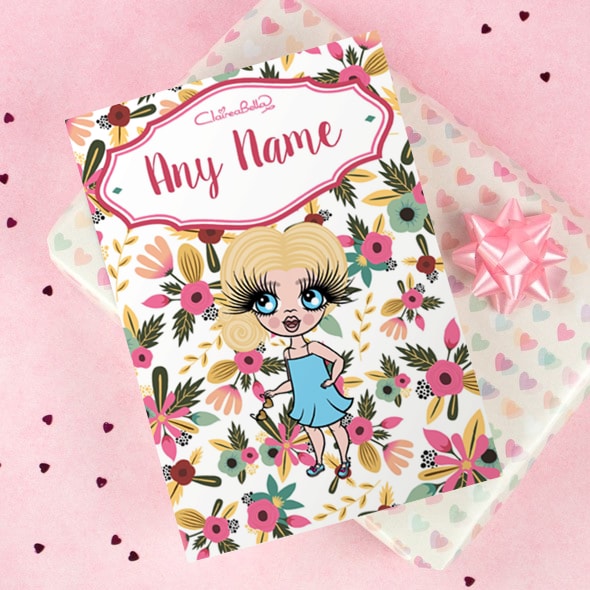 ClaireaBella Girls Greeting Card - Classic Floral - Image 1