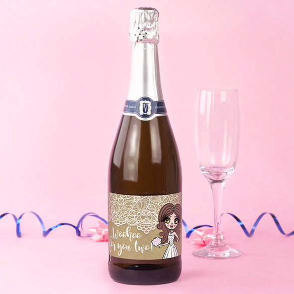 ClaireaBella Personalised Prosecco - The Golden Couple - Image 1
