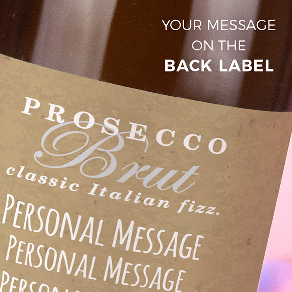 ClaireaBella Personalised Prosecco - The Golden Couple - Image 3