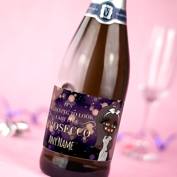 ClaireaBella Personalised Prosecco - Snowfall Sparkle - Image 2