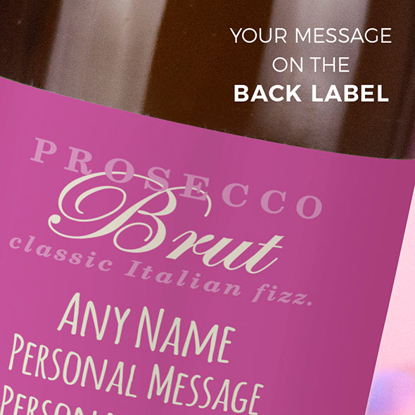 ClaireaBella Personalised Prosecco - Baby Girl - Image 3