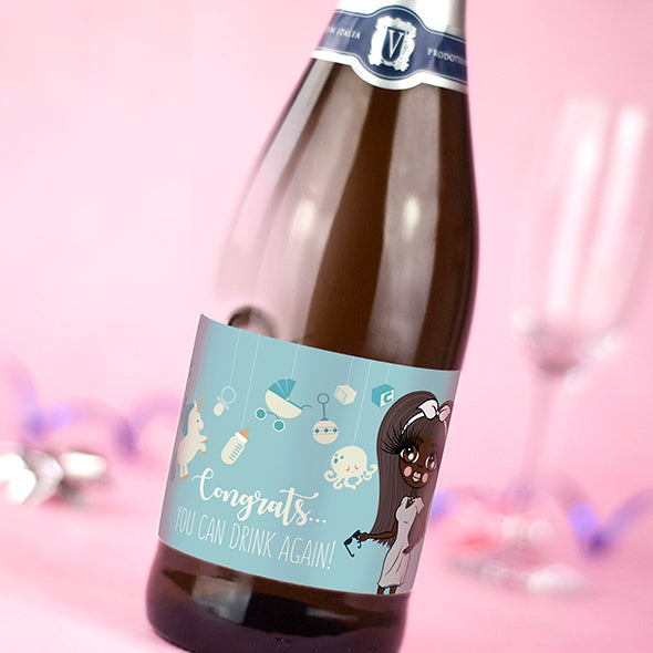 ClaireaBella Personalised Prosecco - Baby Boy - Image 2