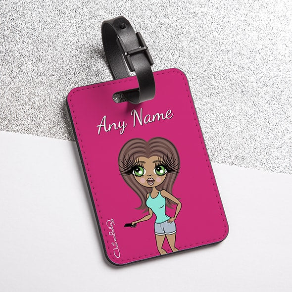 ClaireaBella Hot Pink Luggage Tag - Image 1