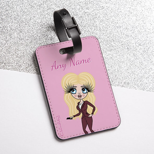ClaireaBella Pastel Pink Luggage Tag - Image 1