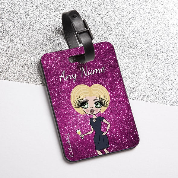 ClaireaBella Glitter Effect Luggage Tag - Image 3