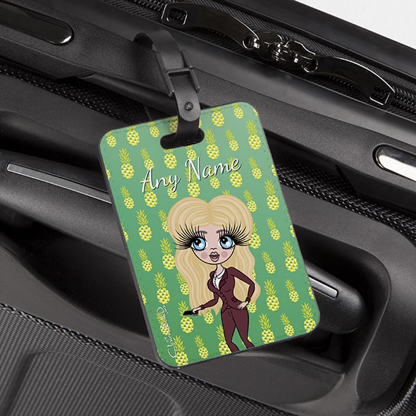 ClaireaBella Pineapple Print Luggage Tag - Image 2