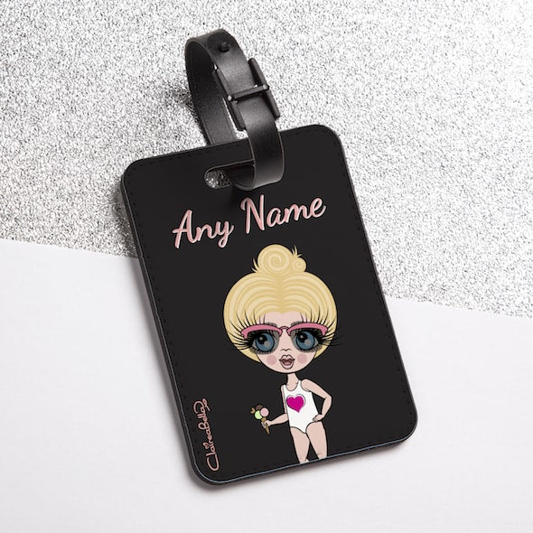 ClaireaBella Girls Black Luggage Tag - Image 2