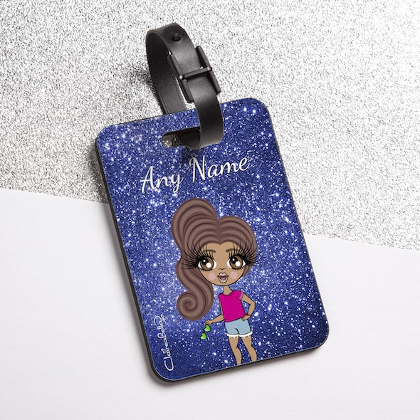 ClaireaBella Girls Glitter Effect Luggage Tag - Image 4