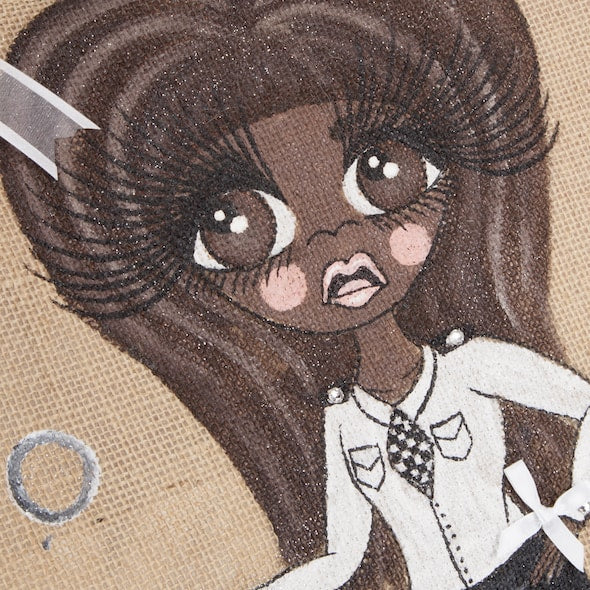 ClaireaBella Police Jute Bag - Large - Image 6