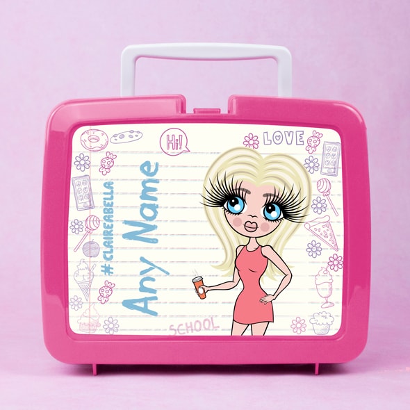 ClaireaBella Notebook Print Lunch Box - Image 1