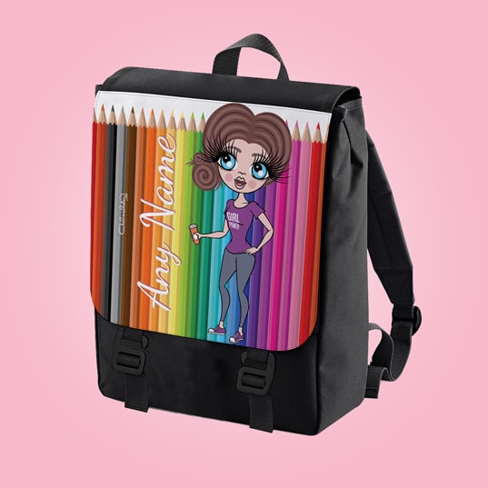 ClaireaBella Coloured Pencils Large Backpack - Image 2