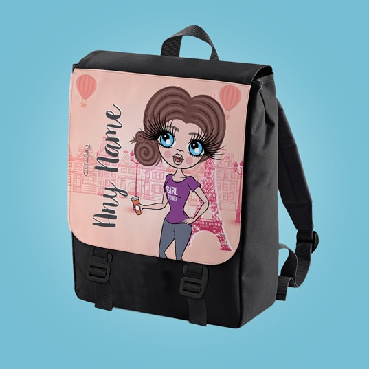 ClaireaBella Parisian Pink Large Backpack - Image 2