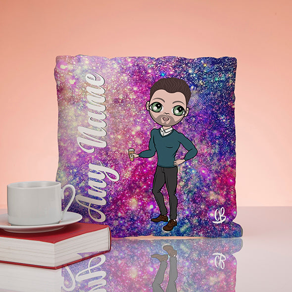 MrCB Glitter Effect Square Cushion - Image 2