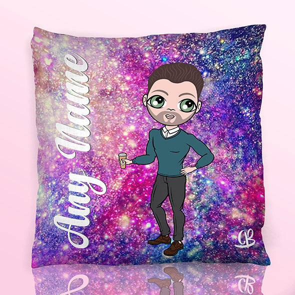 MrCB Glitter Effect Square Cushion - Image 1