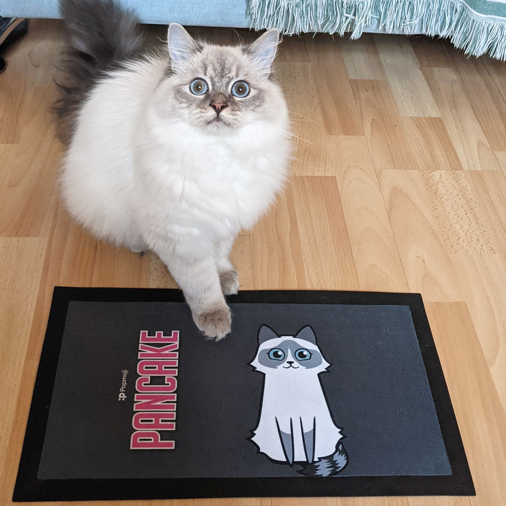 Personalised Cat Princess Pet Mat