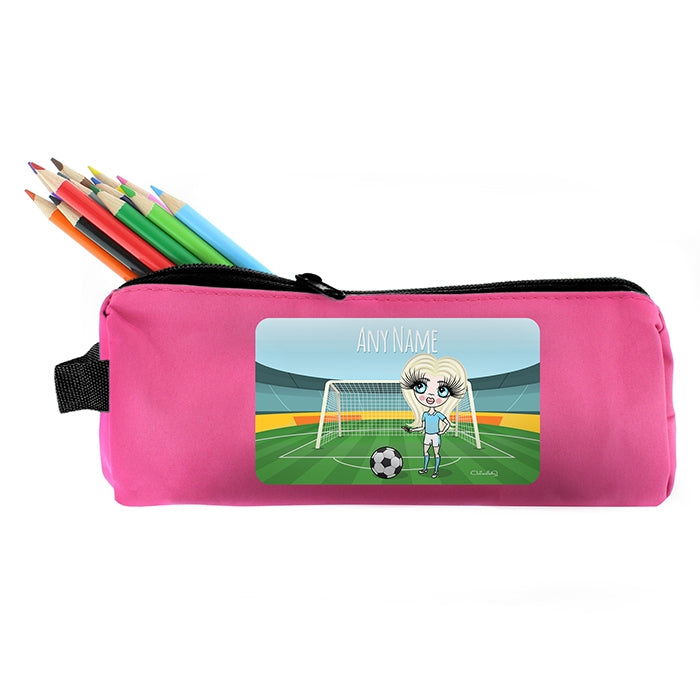 ClaireaBella Girls Football Pencil Case - Image 2