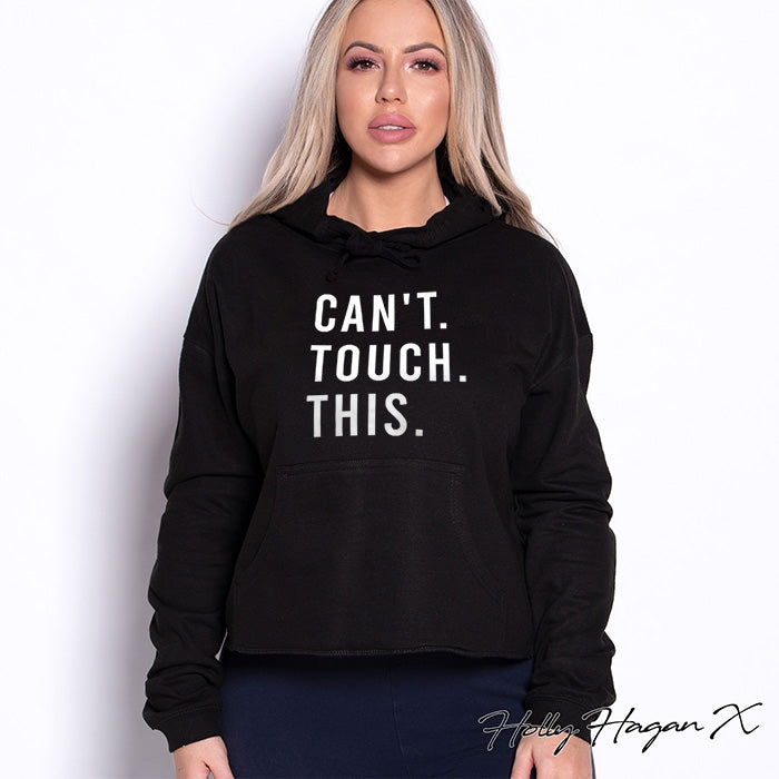 Holly Hagan X Can't Touch This Cropped Hoodie - Image 5