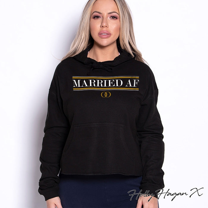 Holly Hagan X Married A.F Cropped Hoodie - Image 5