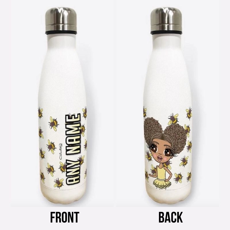 ClaireaBella Girls Hydro Bottle Bee Print