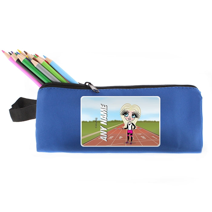 ClaireaBella Girls Running Track Pencil Case - Image 4