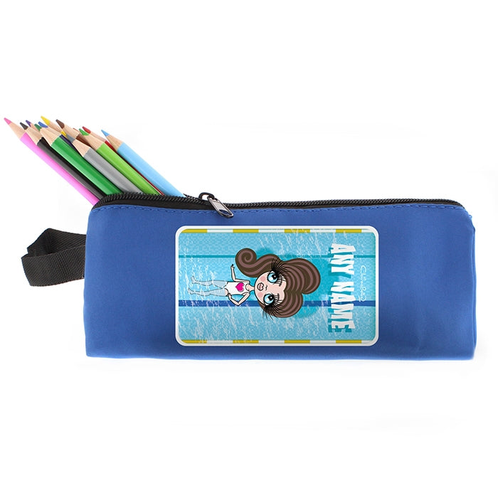 ClaireaBella Girls Swimming Pencil Case - Image 4