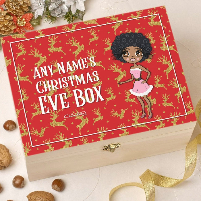 ClaireaBella Golden Reindeer Christmas Eve Box - Image 1