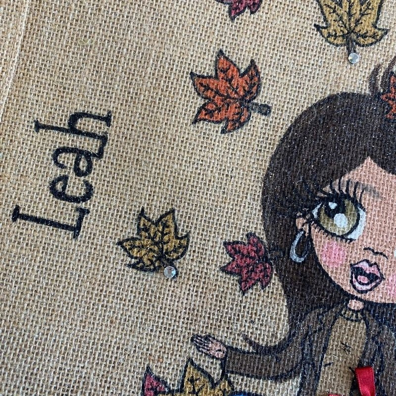 ClaireaBella Autumn Large Jute Bag - Image 4