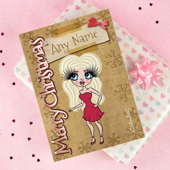 ClaireaBella Christmas Card - Jute - Image 1