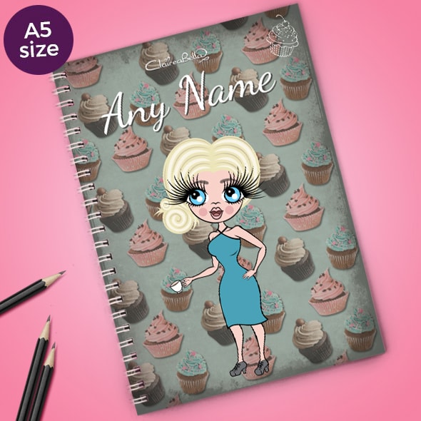 ClaireaBella Cupcake A5 Notebook - Image 1