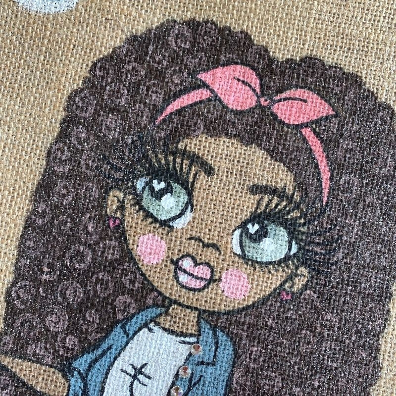 ClaireaBella Wheelchair Large Jute Bag - Image 5