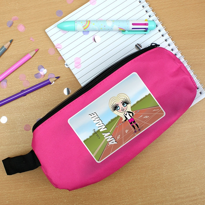ClaireaBella Girls Running Track Pencil Case - Image 3