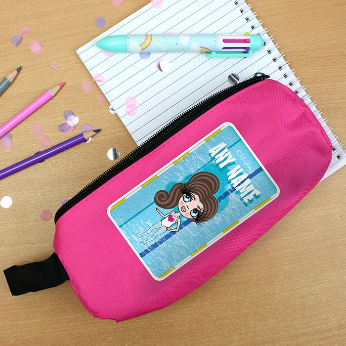 ClaireaBella Girls Swimming Pencil Case - Image 1