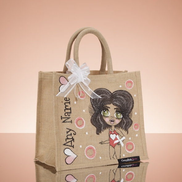 ClaireaBella Girls Holiday Jute Bag - Medium - Image 3