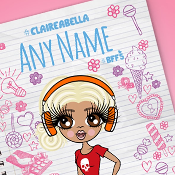 ClaireaBella Notebook Print A5 Softback Notebook - Image 2